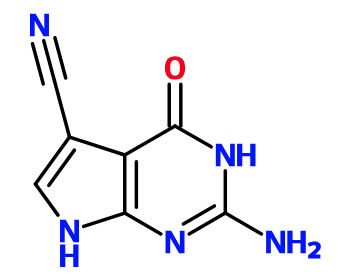(image for) MCYI1545 2-Amino-4-oxo-3H,4H,7H-pyrrolo[2,3-d]pyrimidine-5-carbonitrile